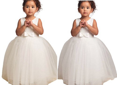 Girl communion dress with - communion,